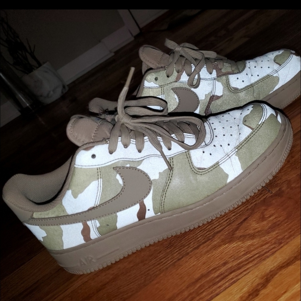 Air Force 1 Low Reflective Desert Camo Sneakers